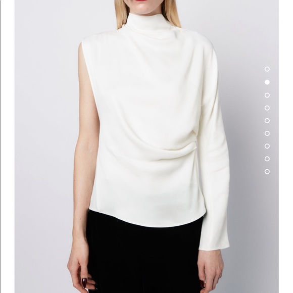 ZARA LIMITED EDITION ASYMMETRIC TOP MEDIUM - Picture 2 of 5